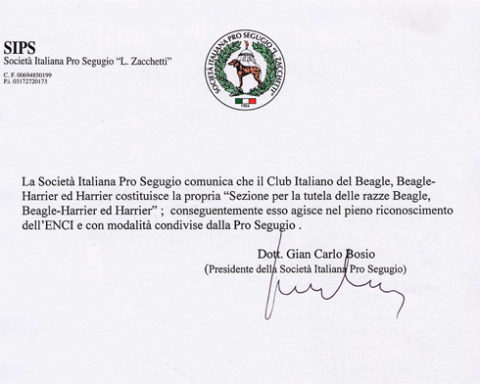 lettera prosegugio